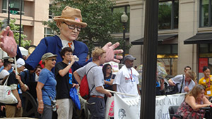 Parade for the ADA Rally in July